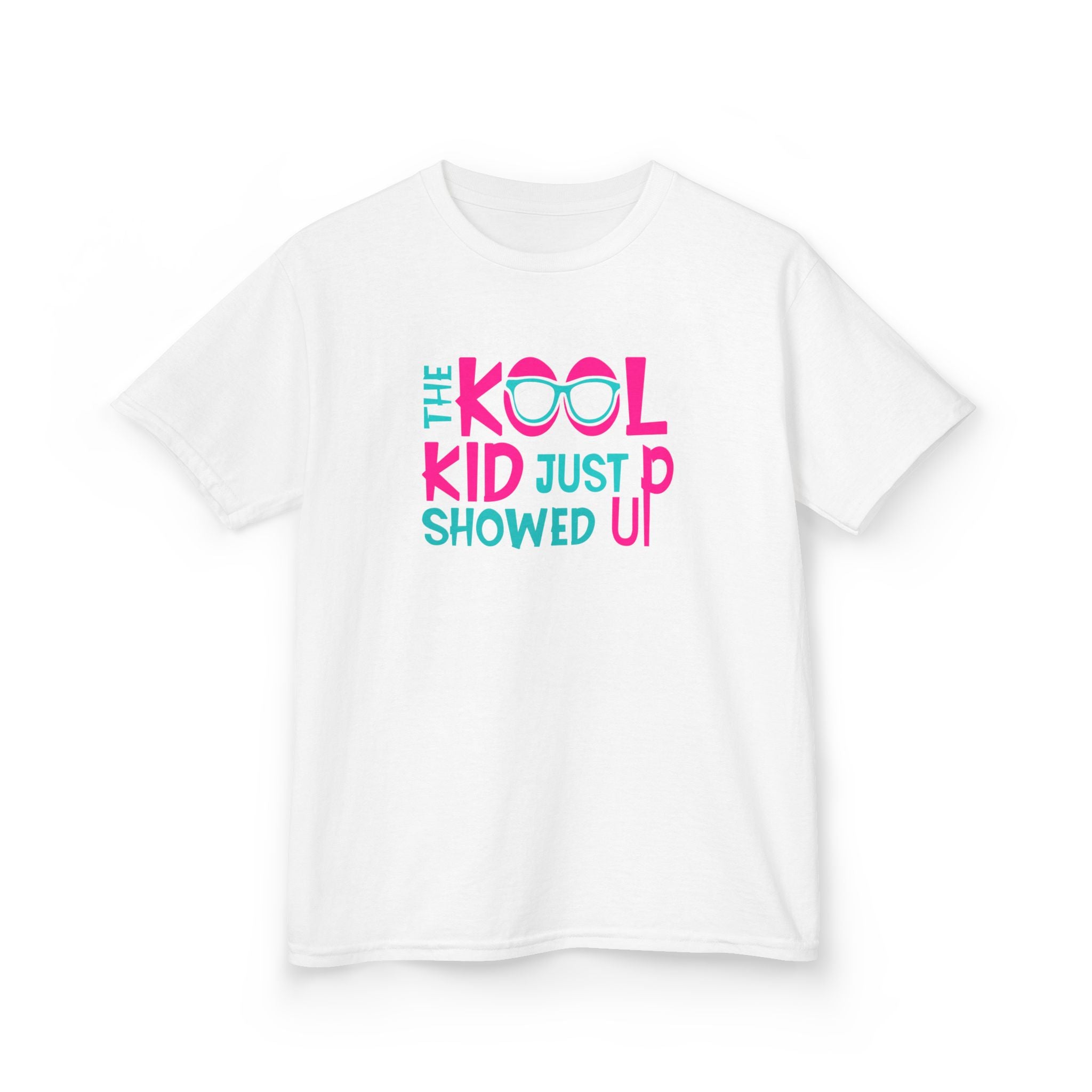Cool Kids Heavy Cotton Tee - Fun Colorful Graphic for Young Trendsetters