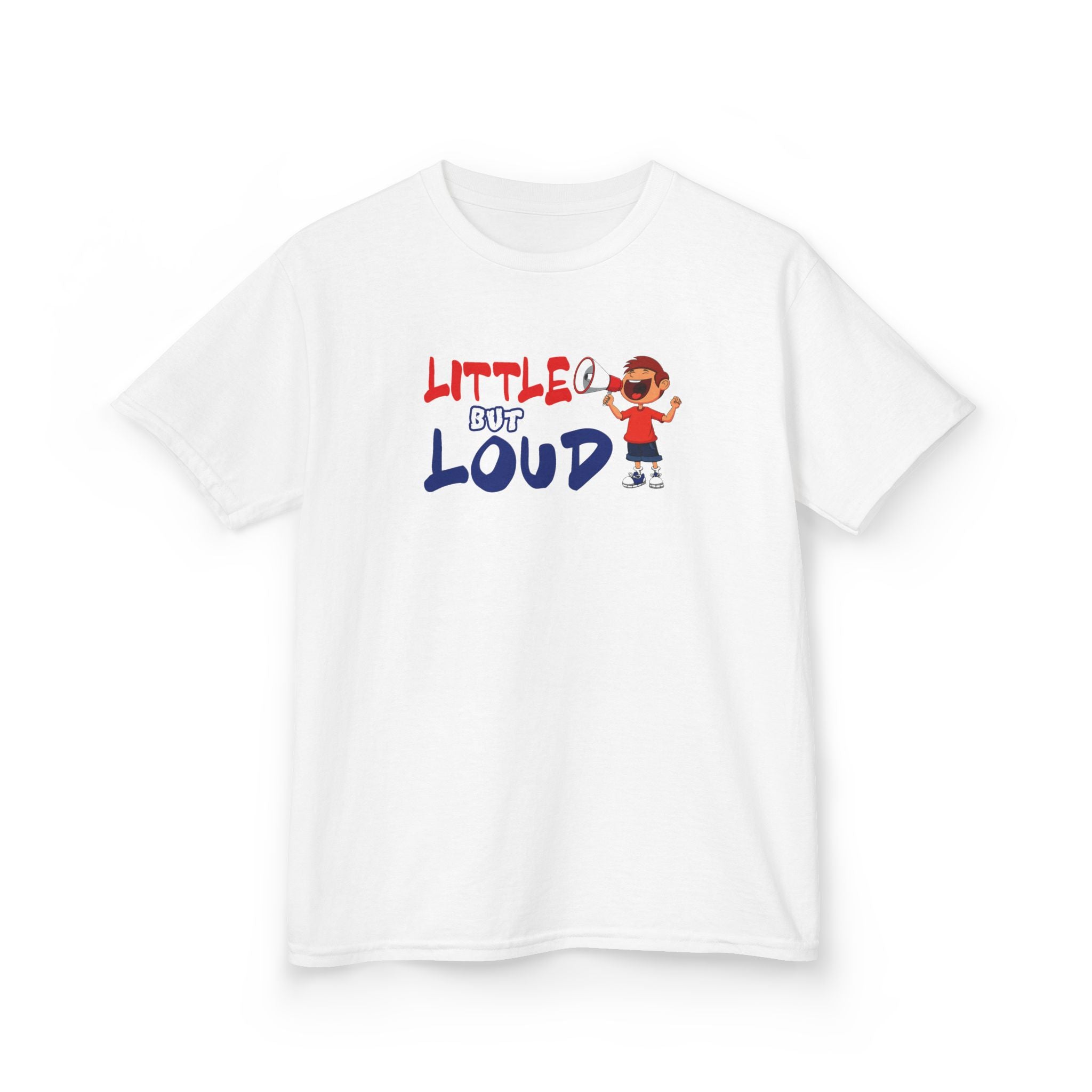 Kids 'Little but Loud' Graphic Tee - Fun Cotton T-Shirt for Bold Kids