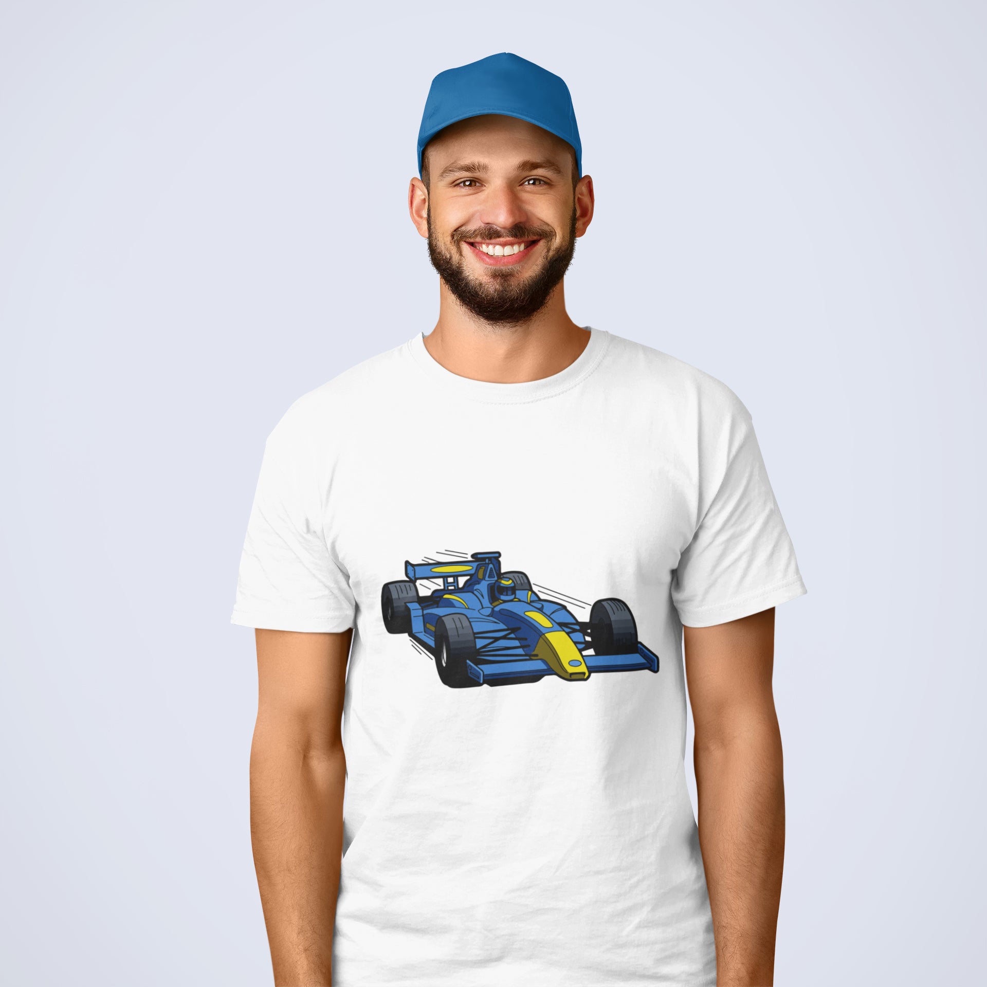 Race Car Illustration Men's T-Shirt