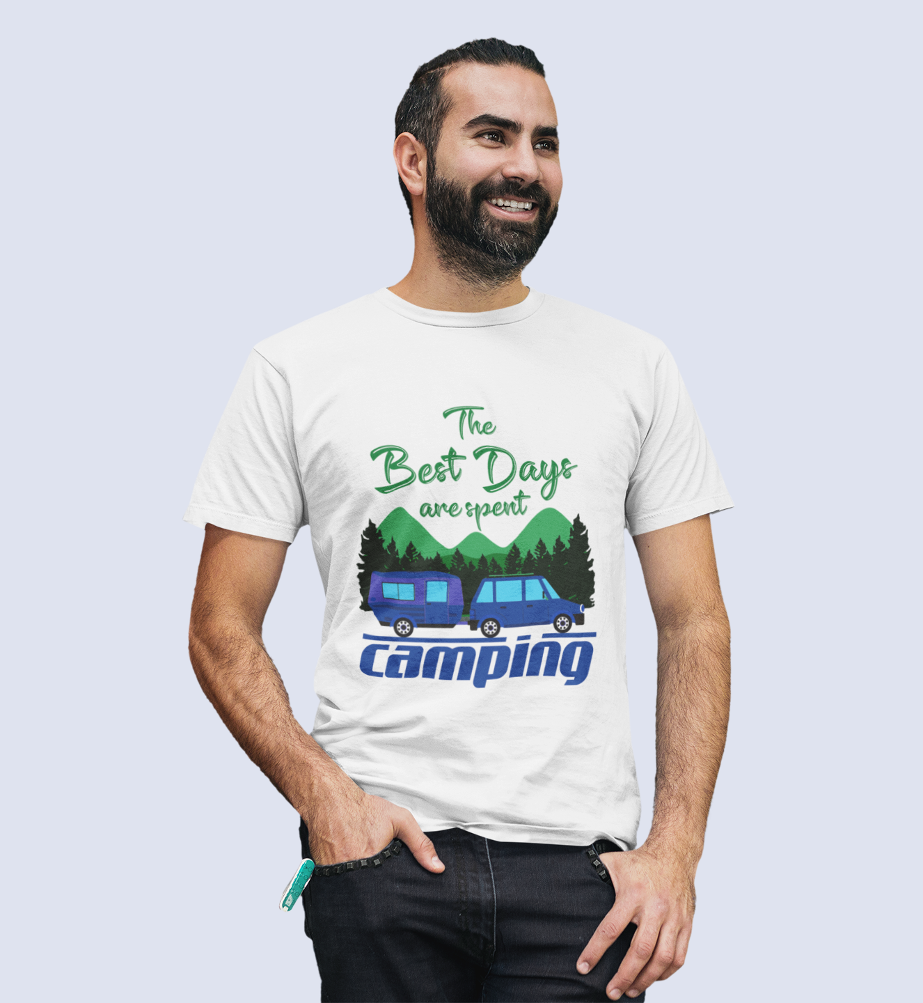 The Best Days Are Spent Camping Men's T-Shirt