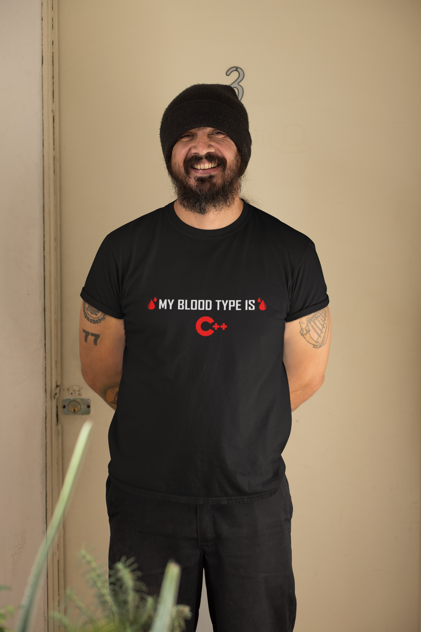 My Blood Type Is C++ Men's T-Shirt