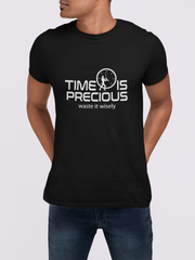 Time Is Precious Waste It Wisely Men's T-Shirt