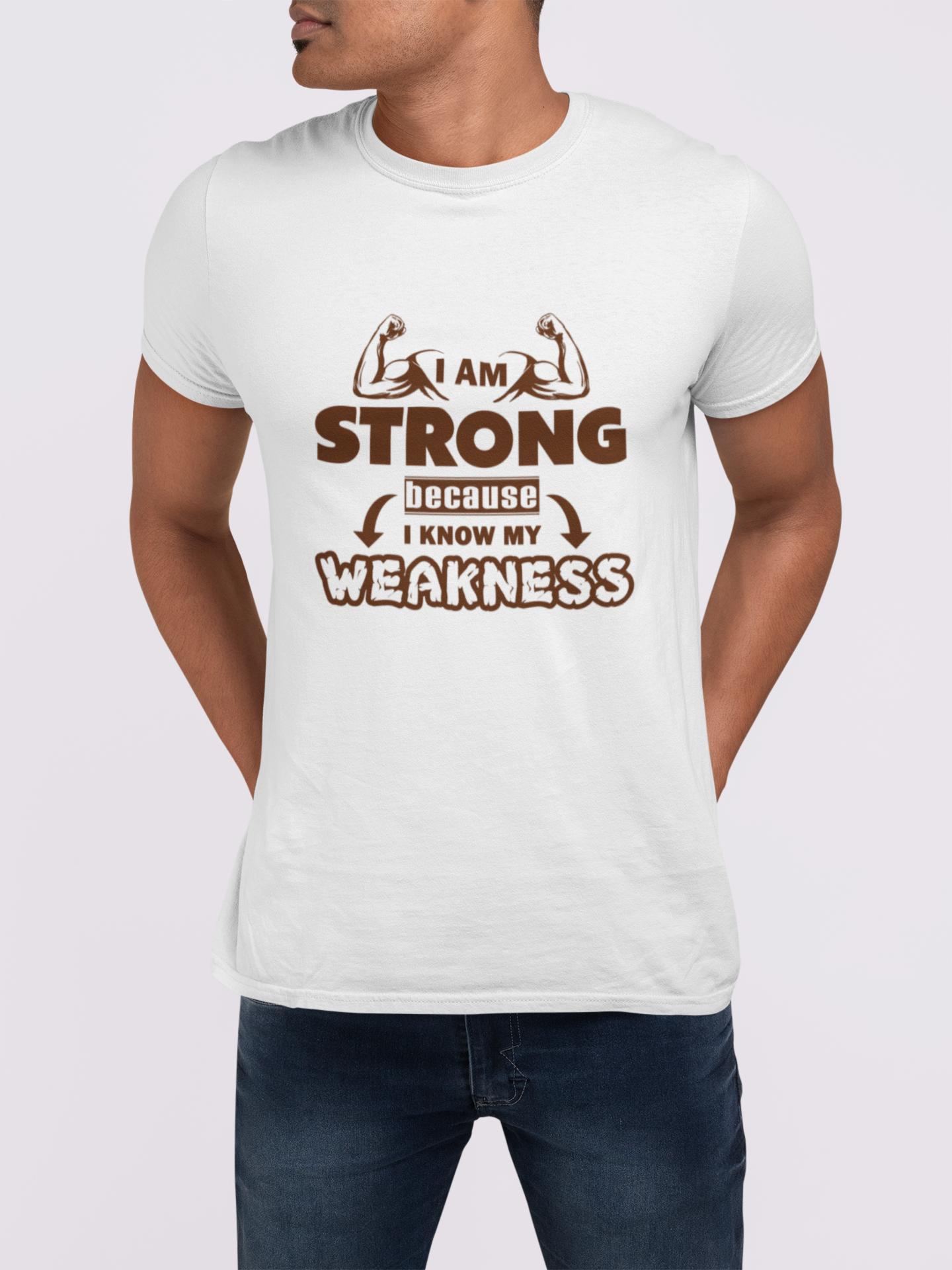 I Am Strong Because I Know My Weakness Men's T-Shirt