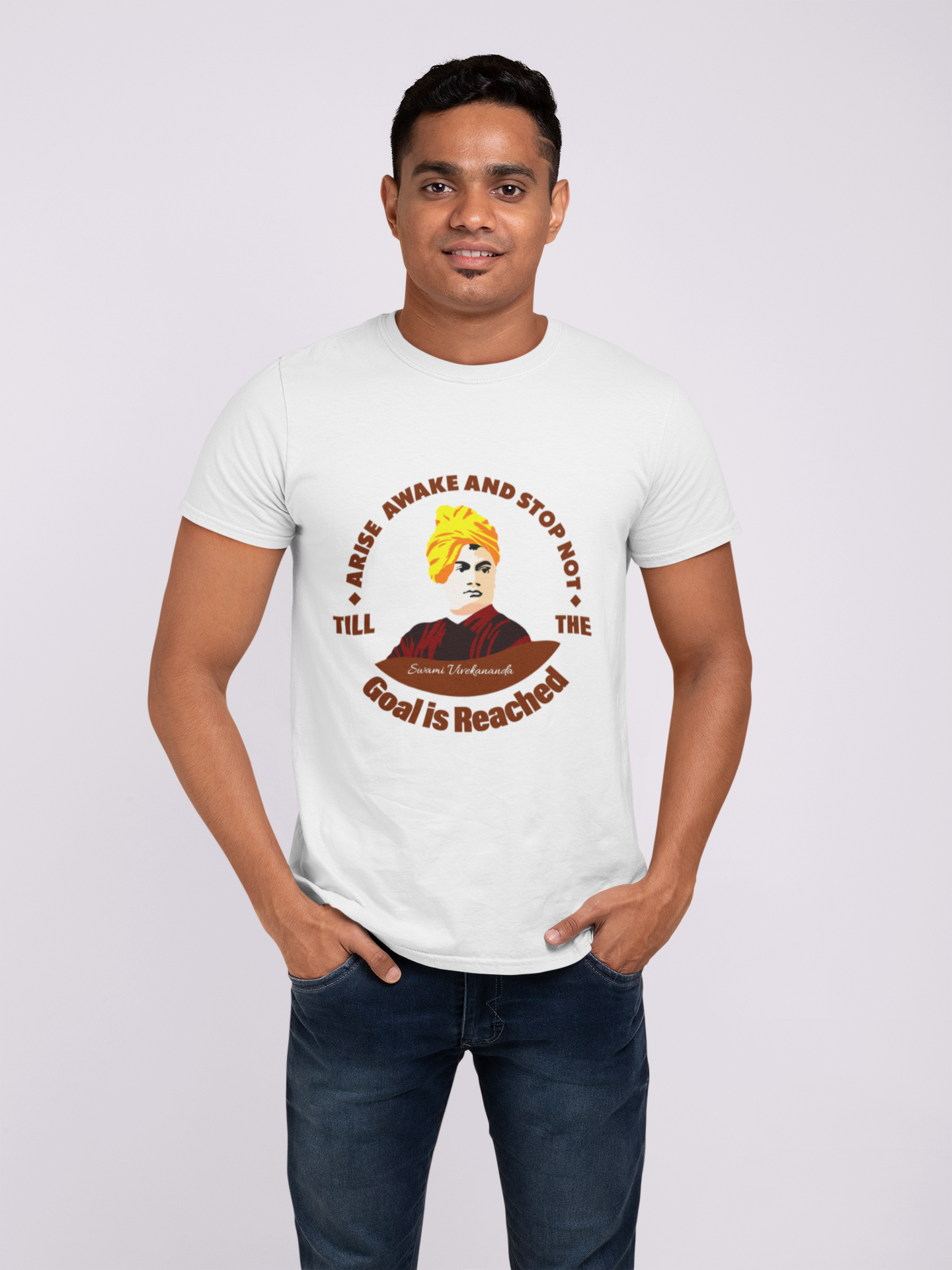 Arise Awake And Stop Not Till The Goal Is Reached Men's T-Shirt
