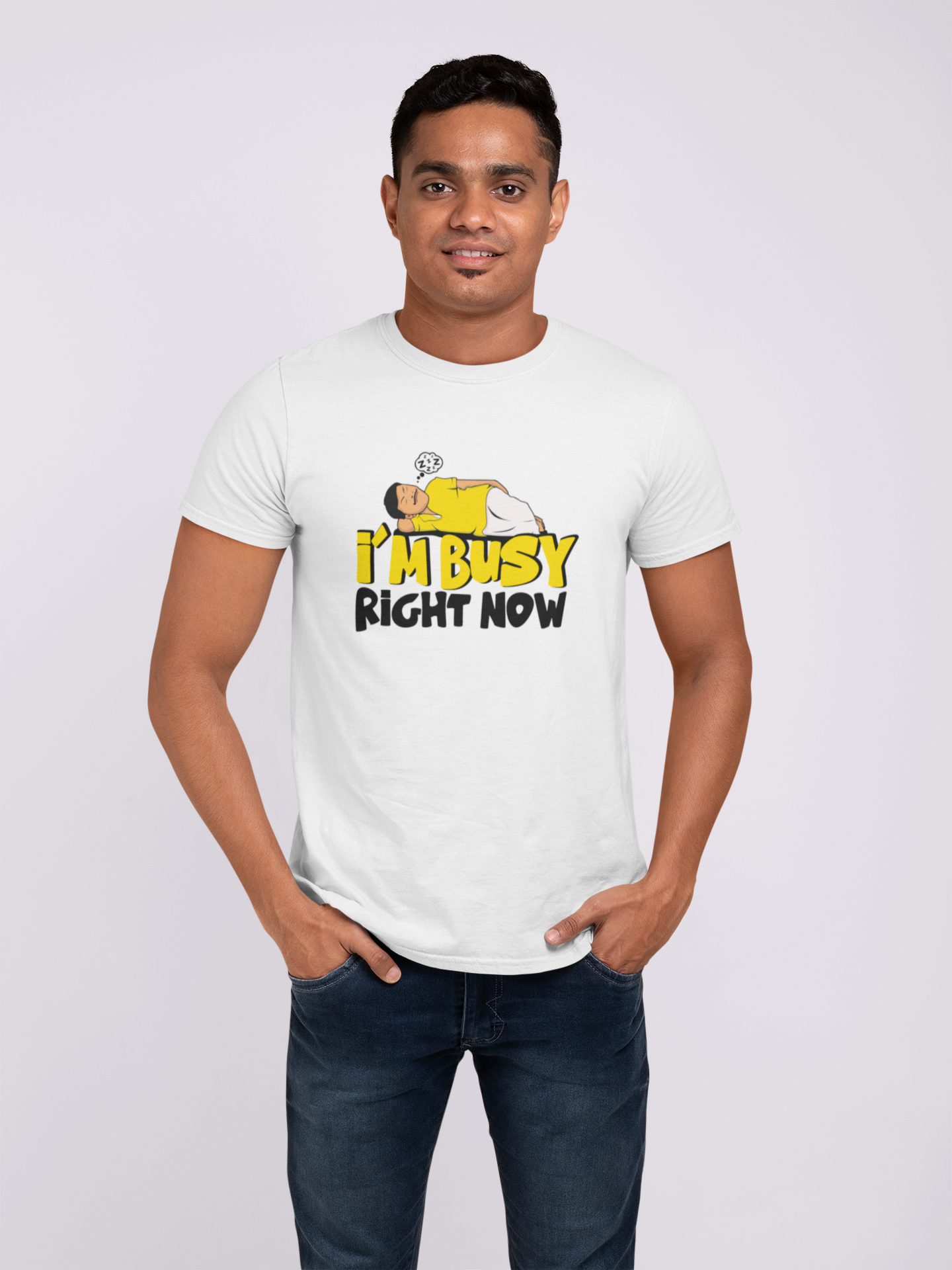 I'm Busy Right Now Men's T-Shirt