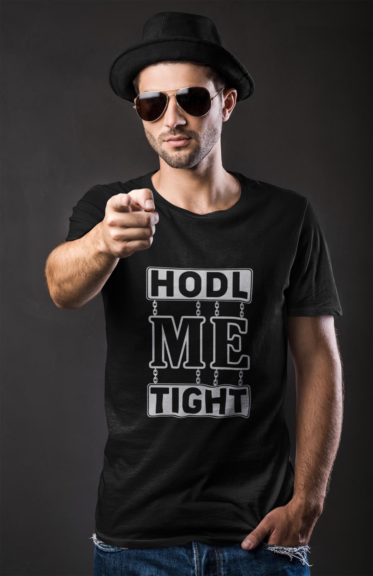 Hodl Me Tight Men's T-Shirt