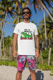 Make the world a gator place - Men's T-Shirts