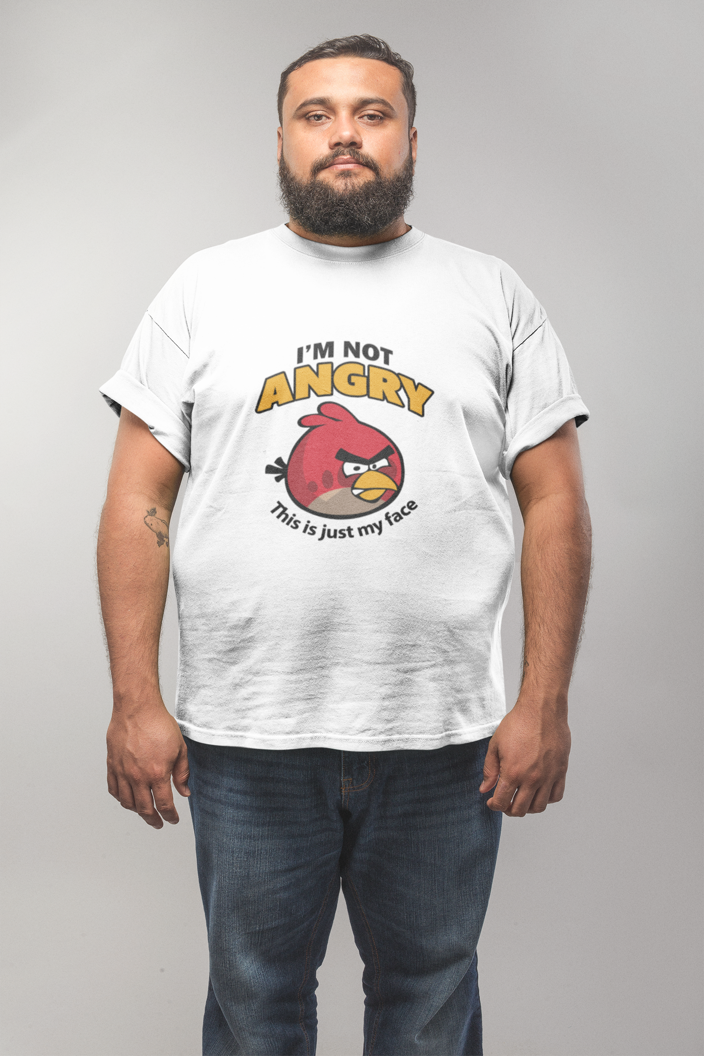 I'm Not Angry - Men's T-Shirts