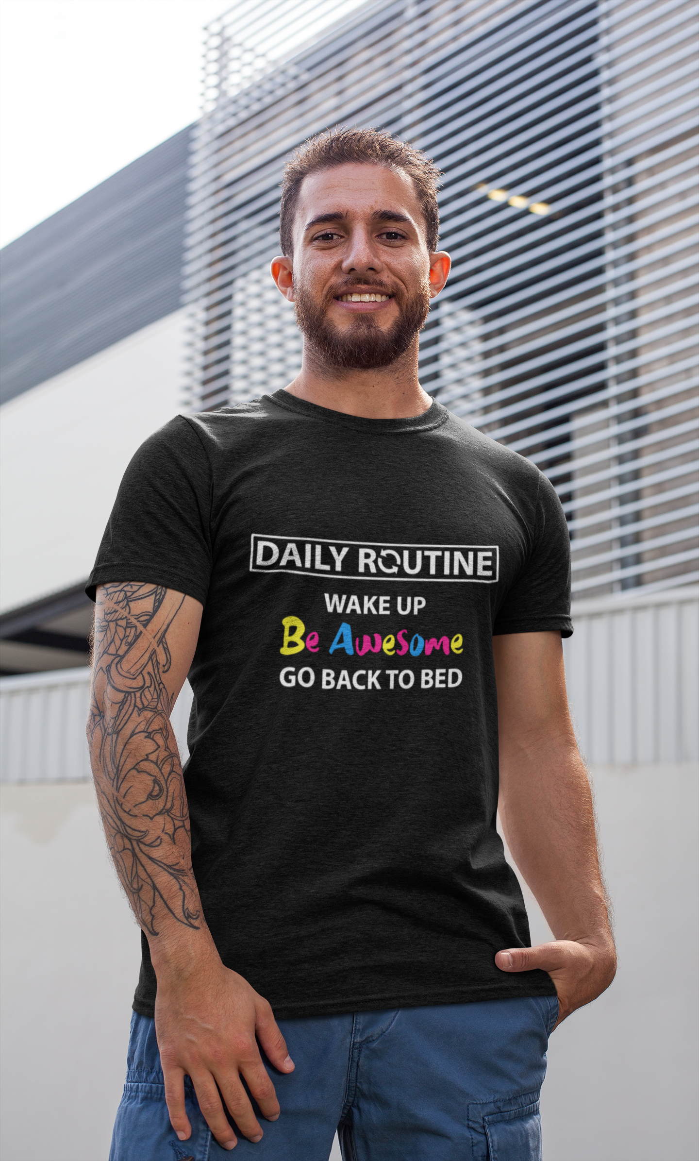 Daily Routine - Men's T-Shirts