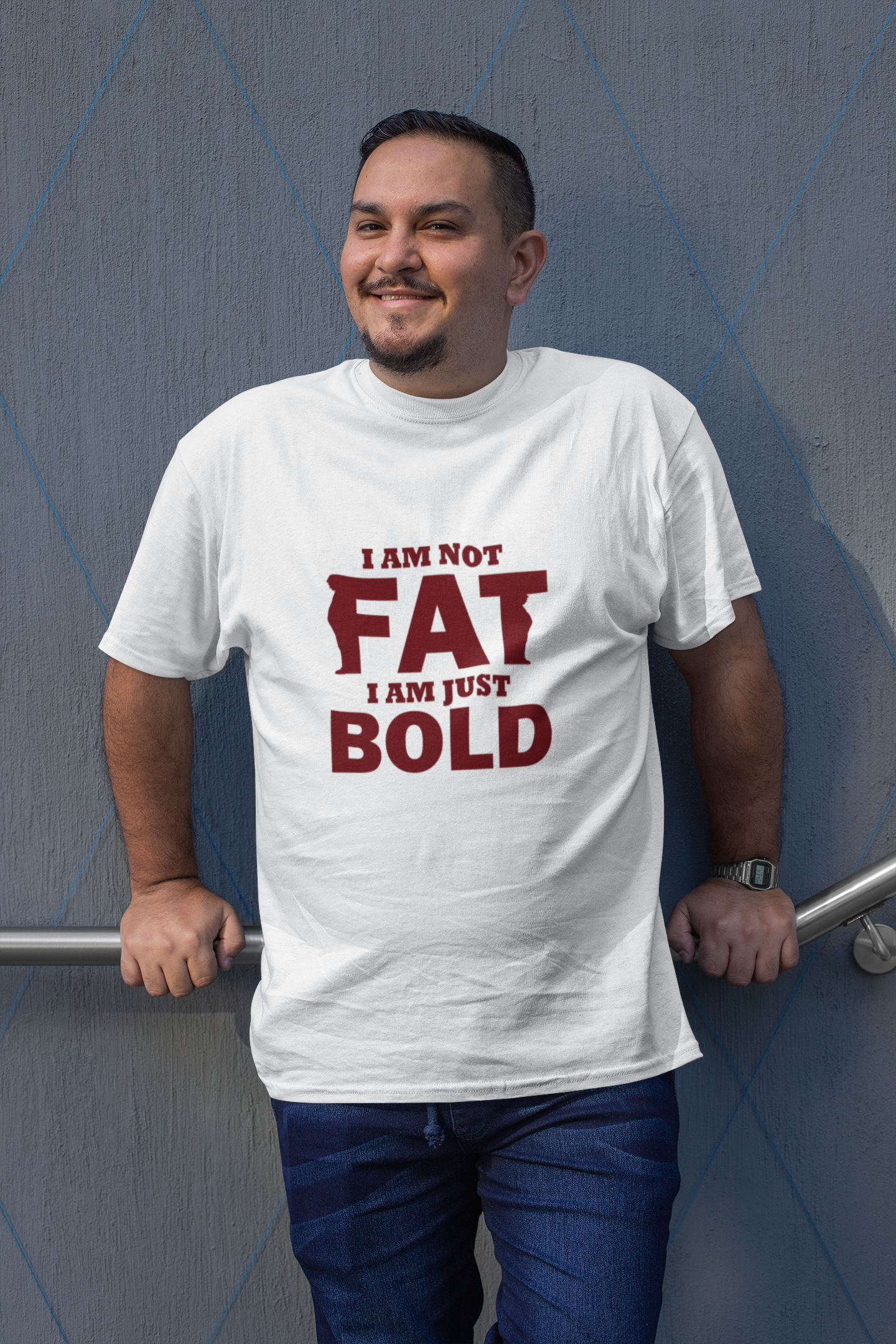 I'm Not Fat I'm Just Bold - Men's T-Shirts