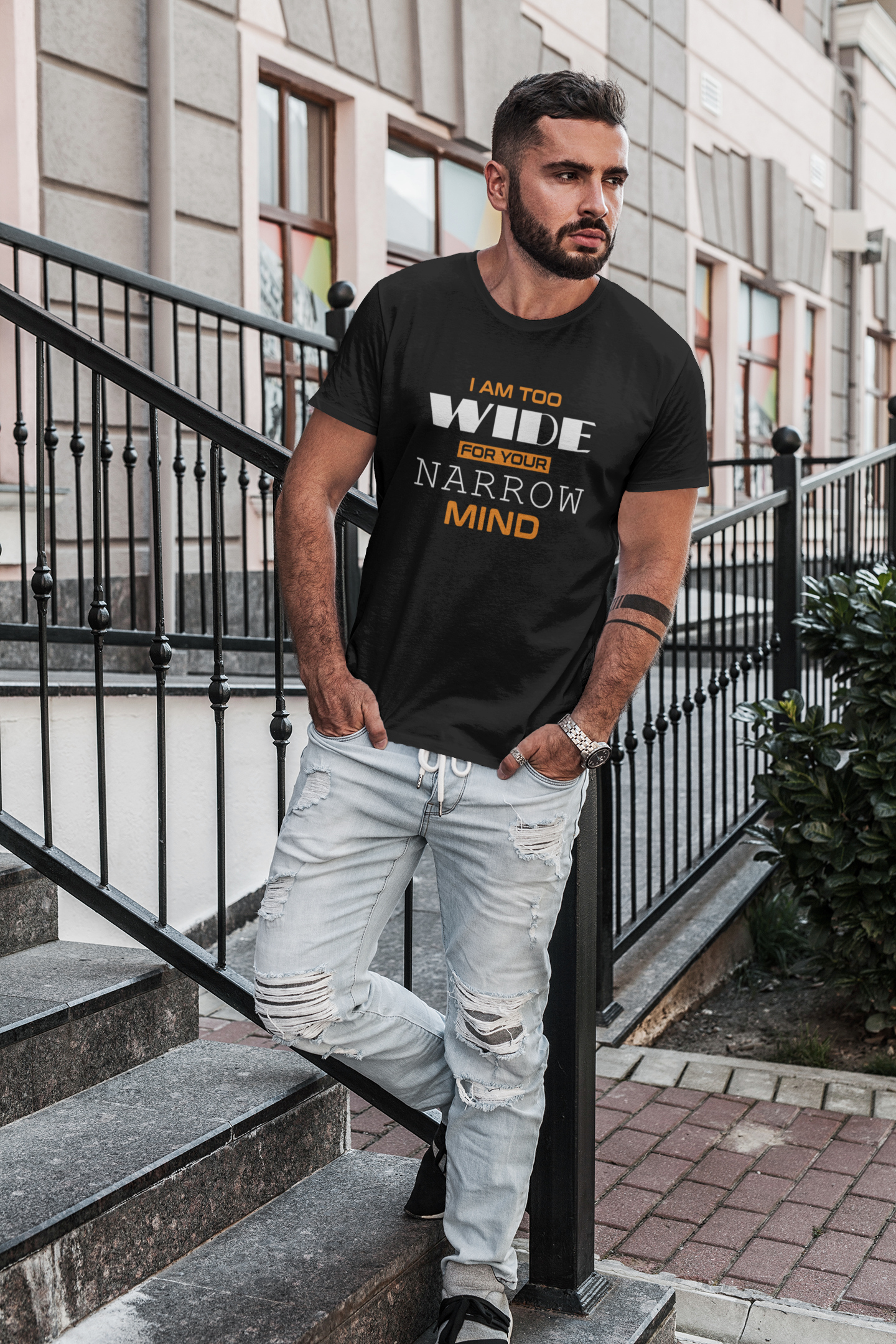 I Am Too Wide For Your Narrow Mind - Men's T-Shirts