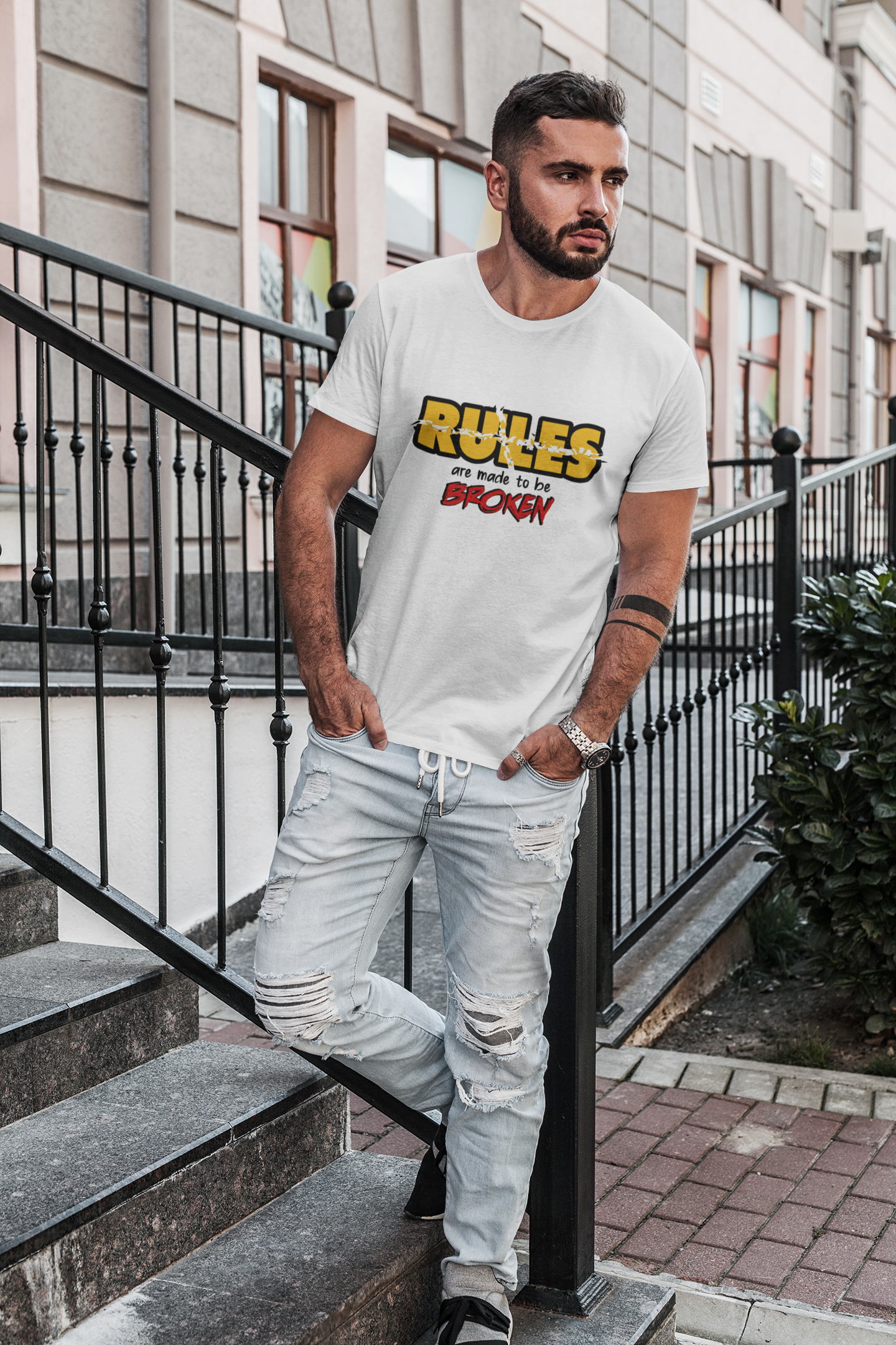 Rules Are Made To Be Broken  - Men's T-Shirts