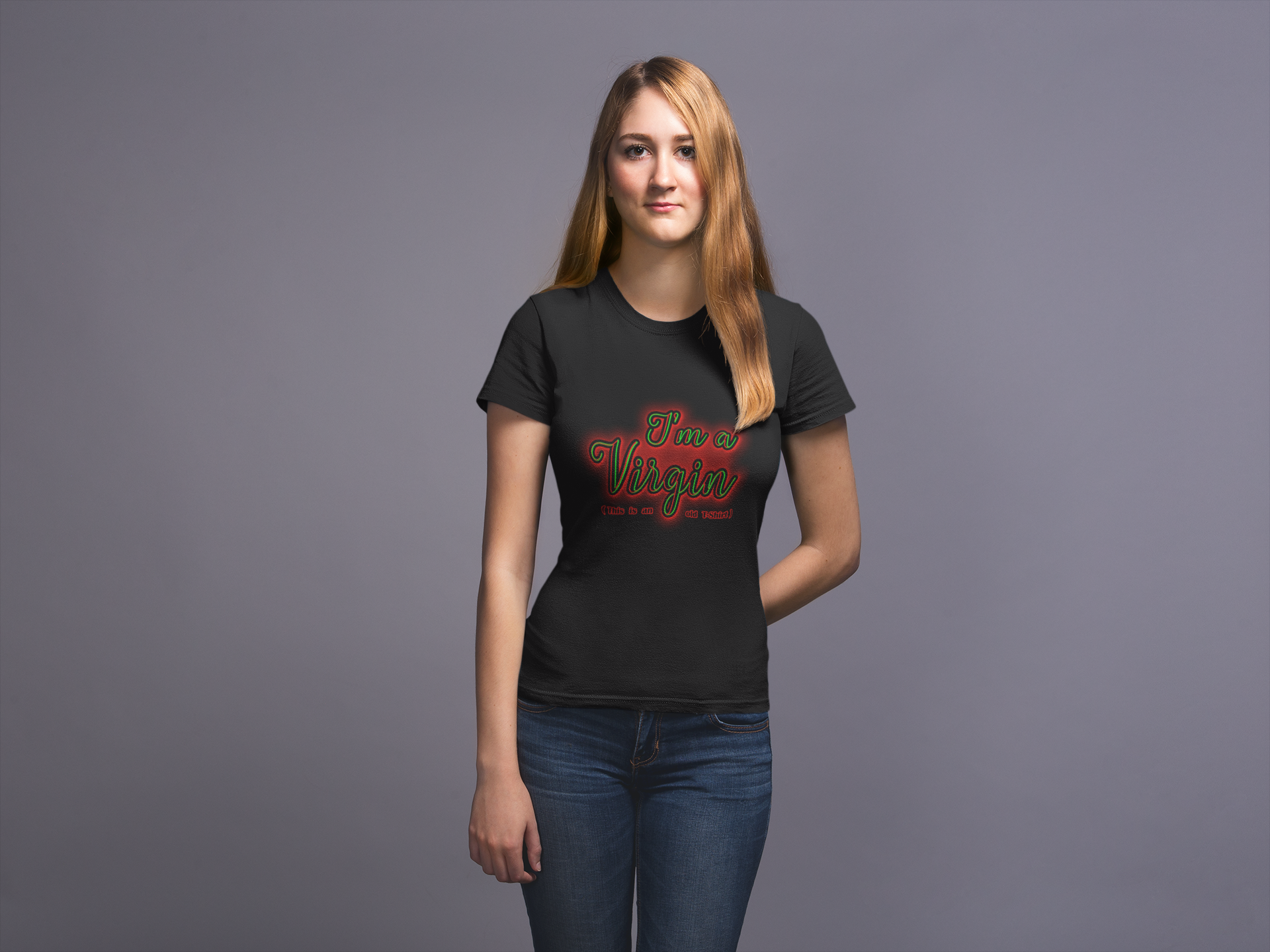 I'm A Virgin This Is An Old T-Shirt Women's T-Shirts