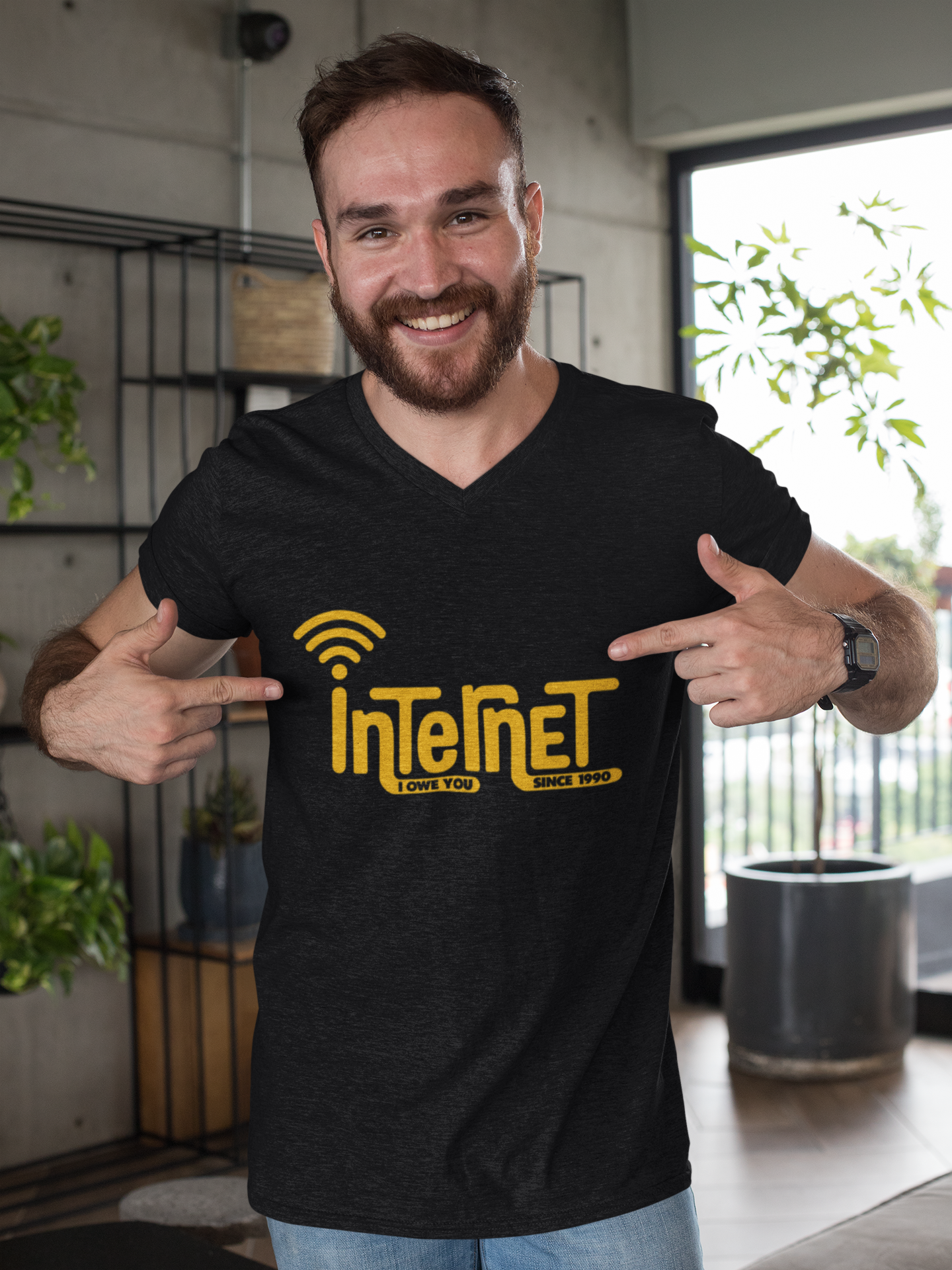 Internet Owe You Since 1990 - Men's T-Shirts