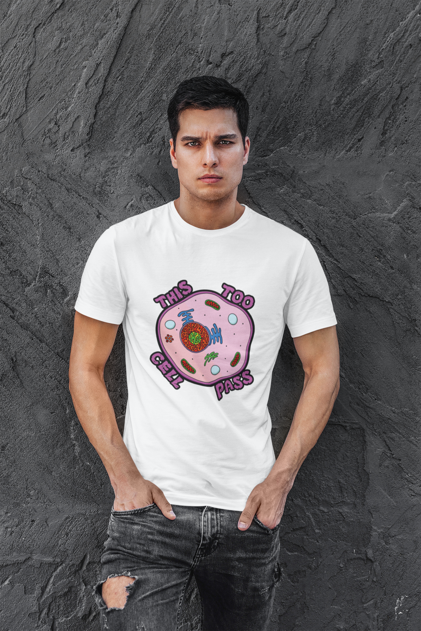 This Too Cell Pass - Men's T-Shirts