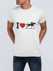 I Love Horse Race Men's T-Shirts