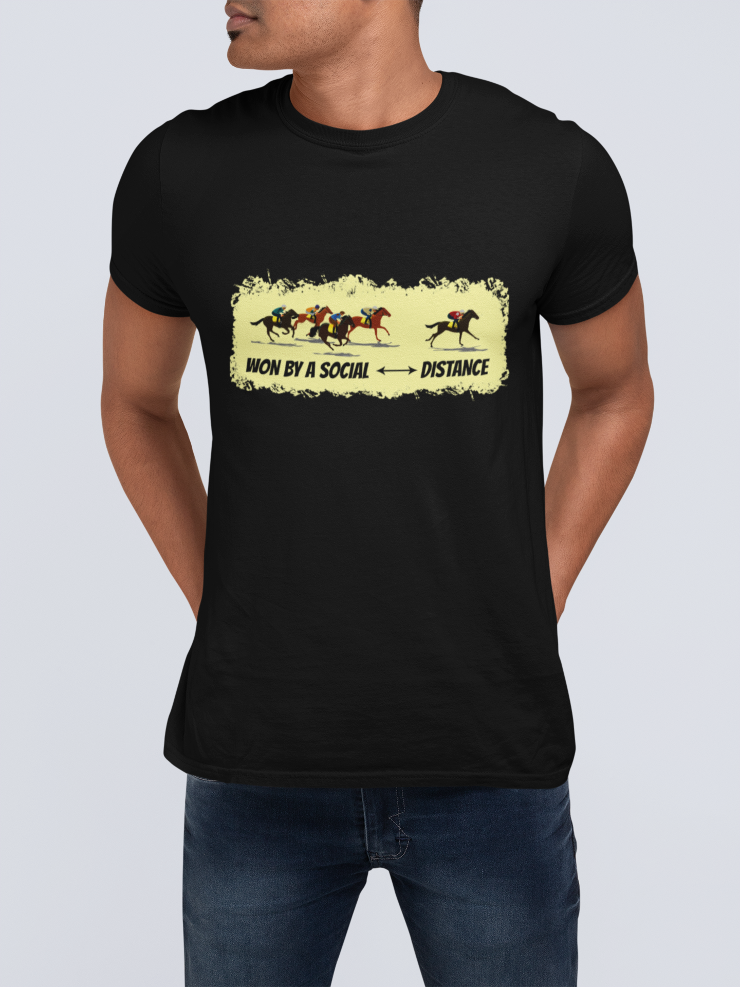 Won By A Social Distance Men's T-Shirt