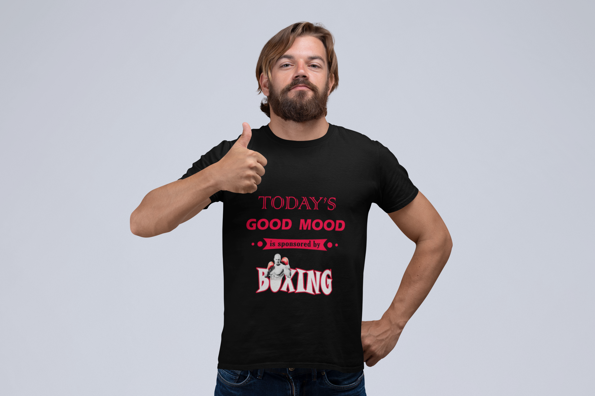 Today's Good Mood Is Sponsored By Boxing Men's T-Shirt