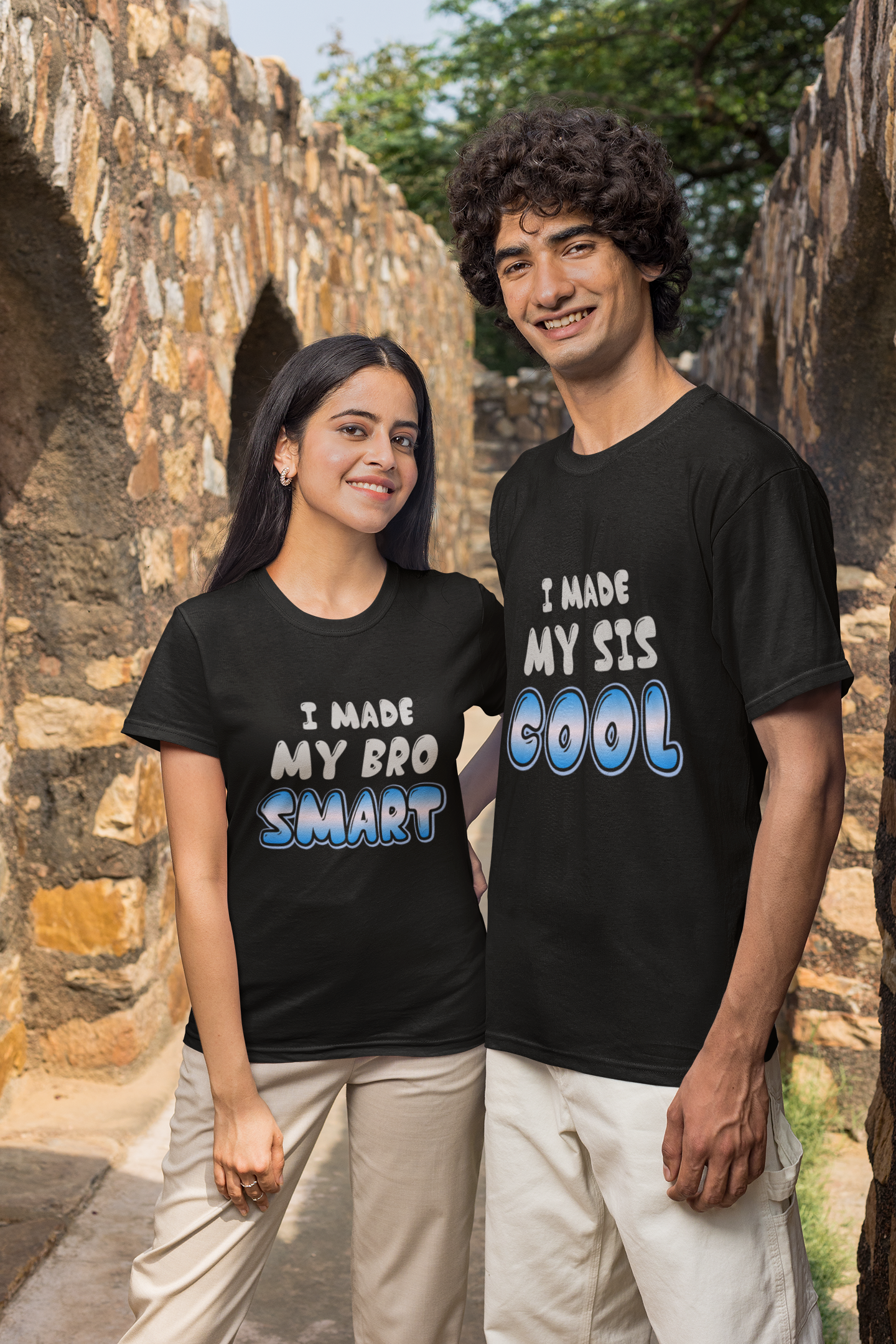 I Made My Bro Smart & I Made My Sis Cool T-Shirt