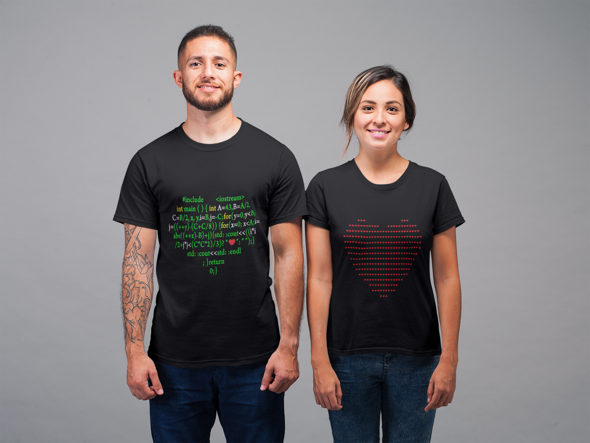 Hearts Couple T-Shirt