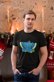 Watermelon Fish Tank Illustration Men's T-Shirt