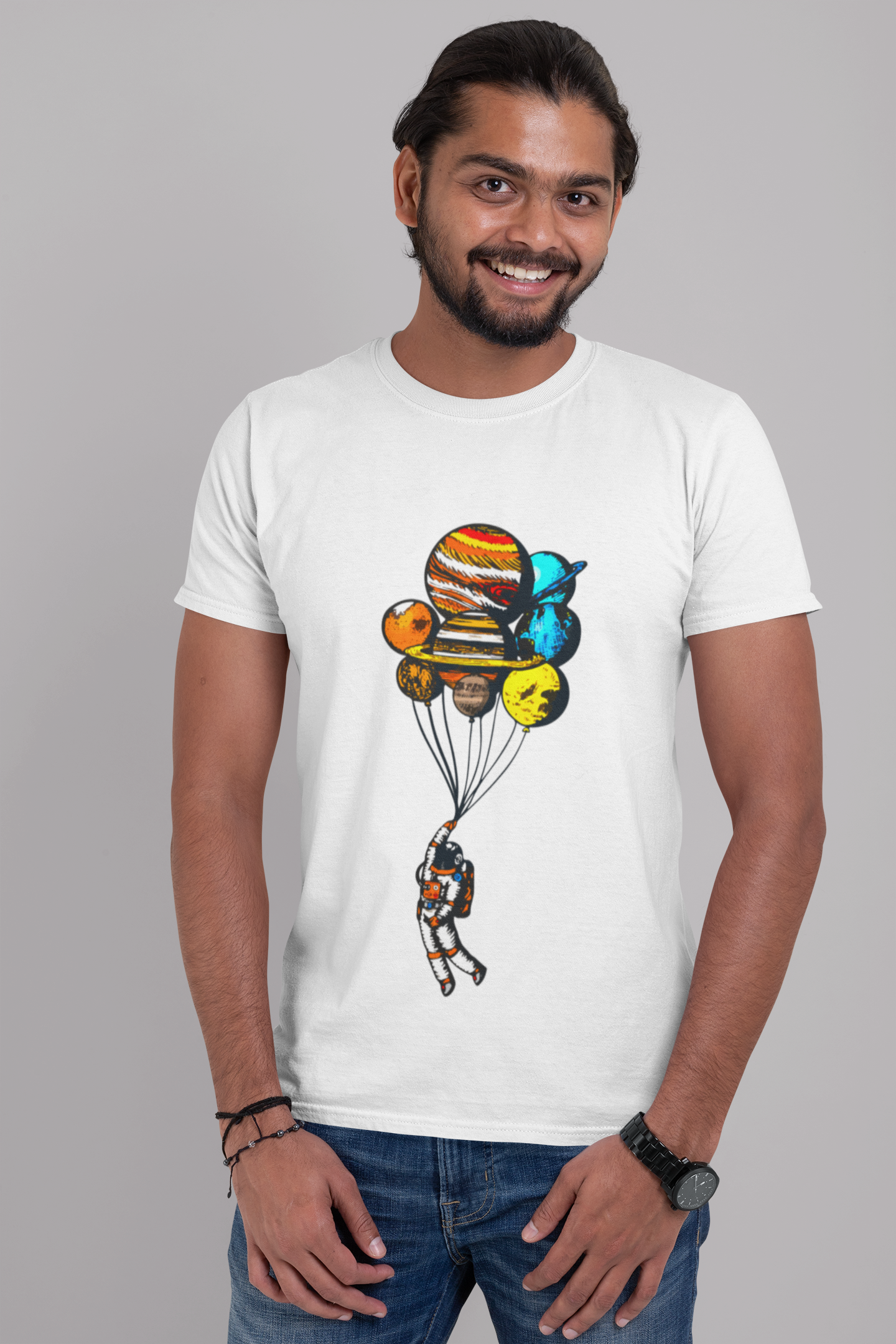 Planet Balloon Men's T-Shirt