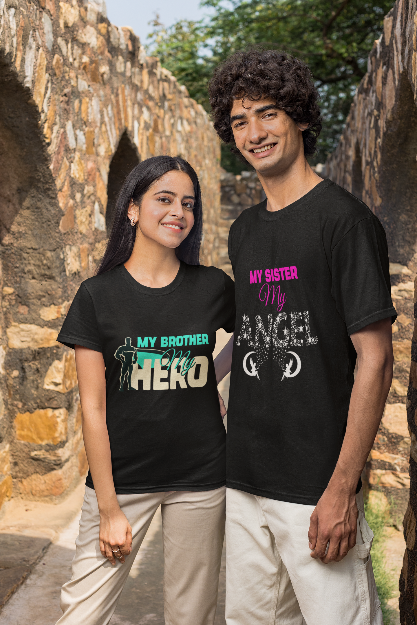 My Brother My Hero & My Sister My Angel T-Shirt