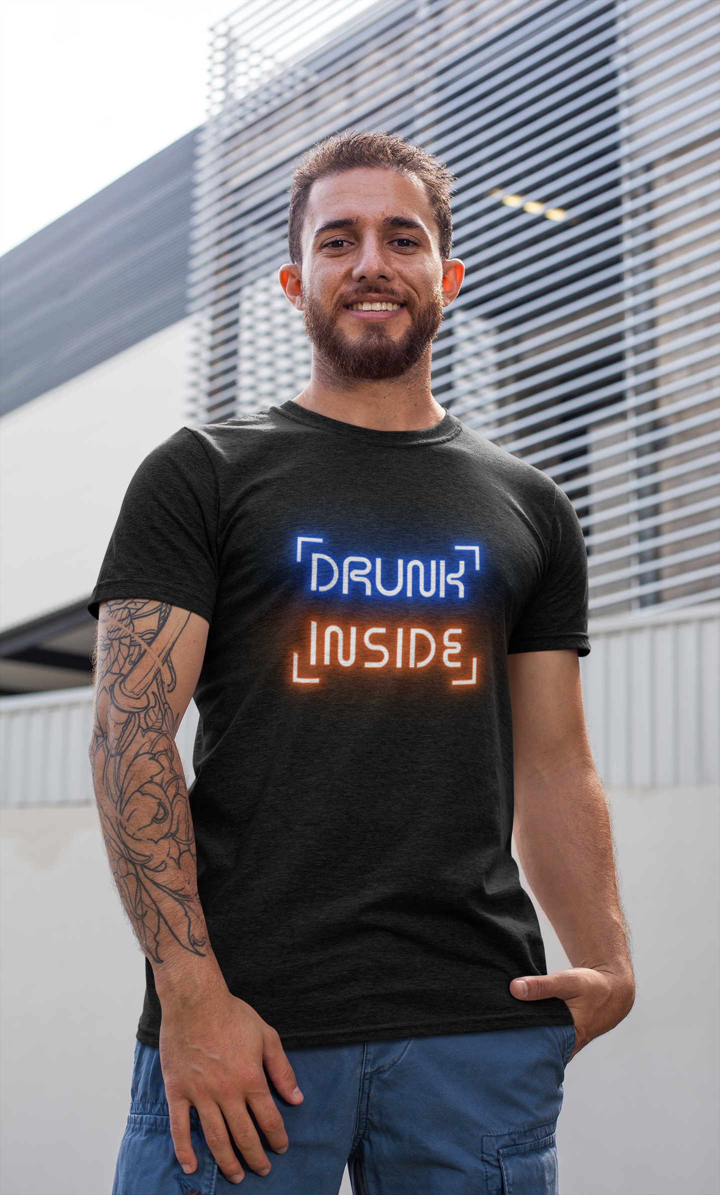 Drunk Inside Men's T-Shirt