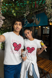 Heart Attachment Couple T-Shirt