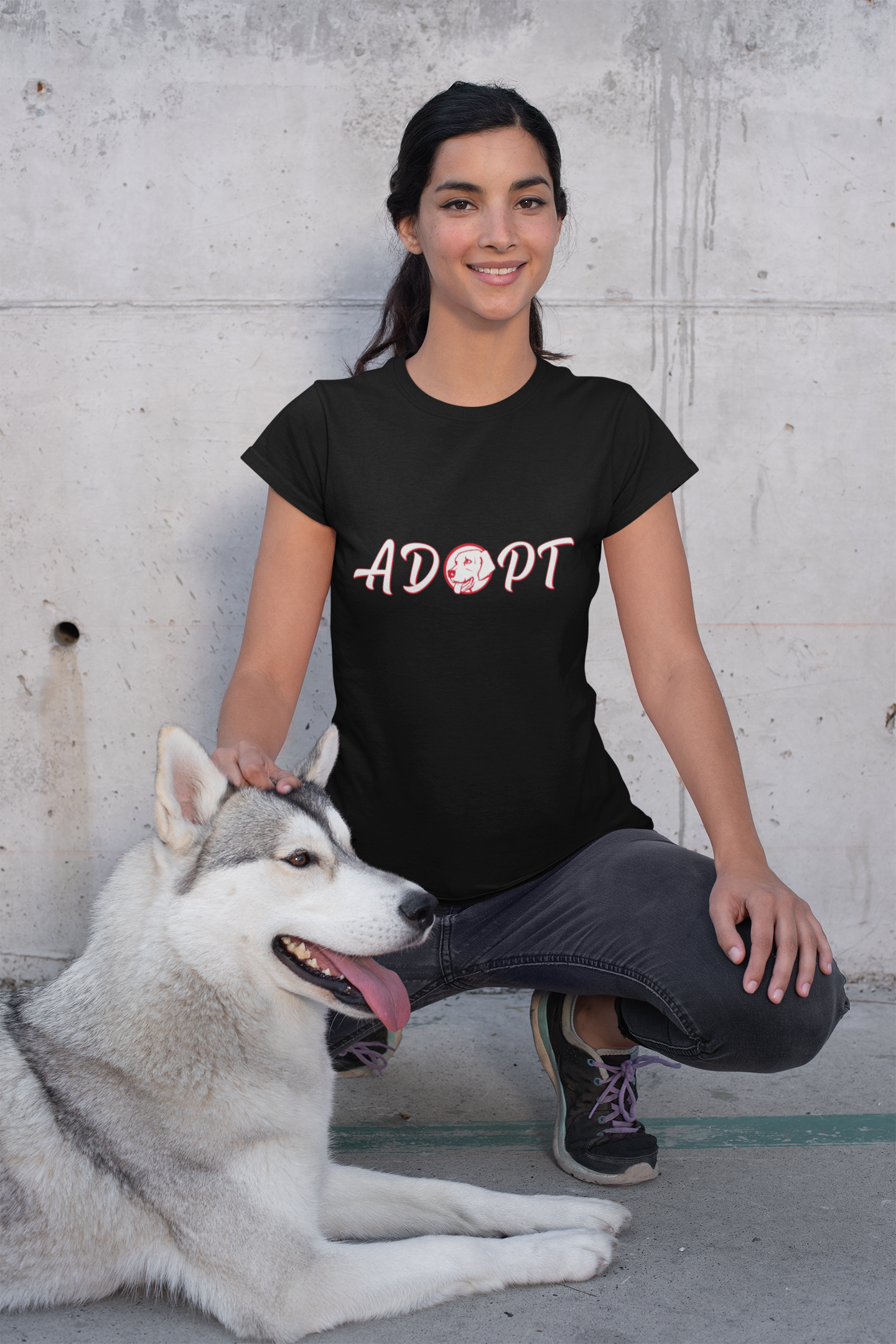 Adopt Dog Women's T-Shirt
