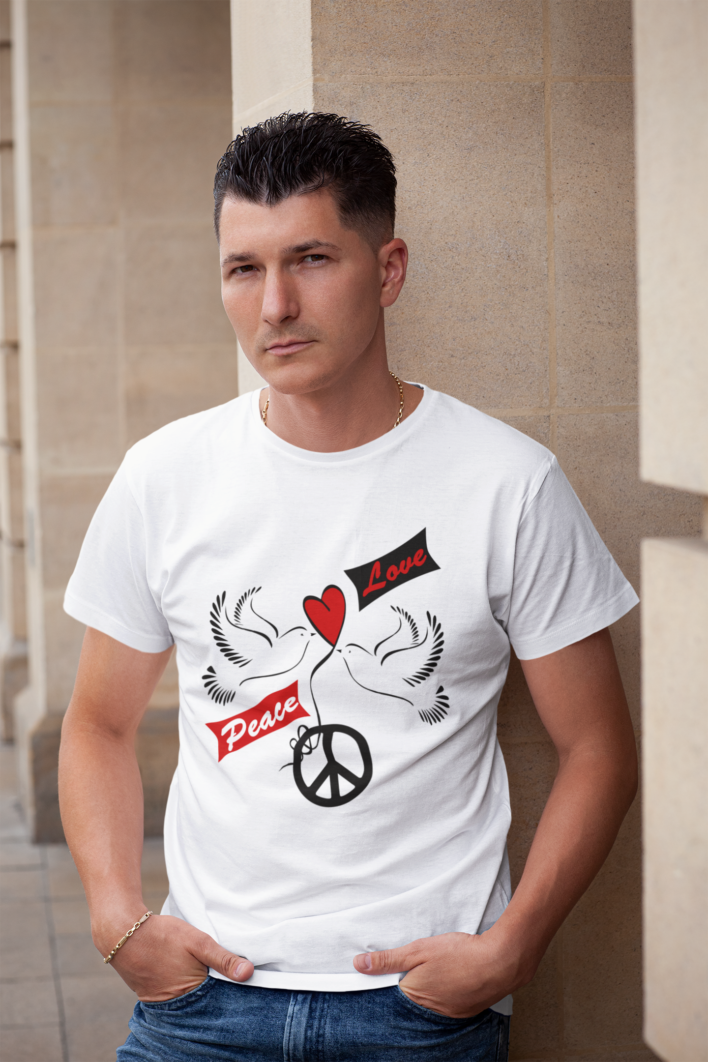Love & Peace Men's T-Shirt