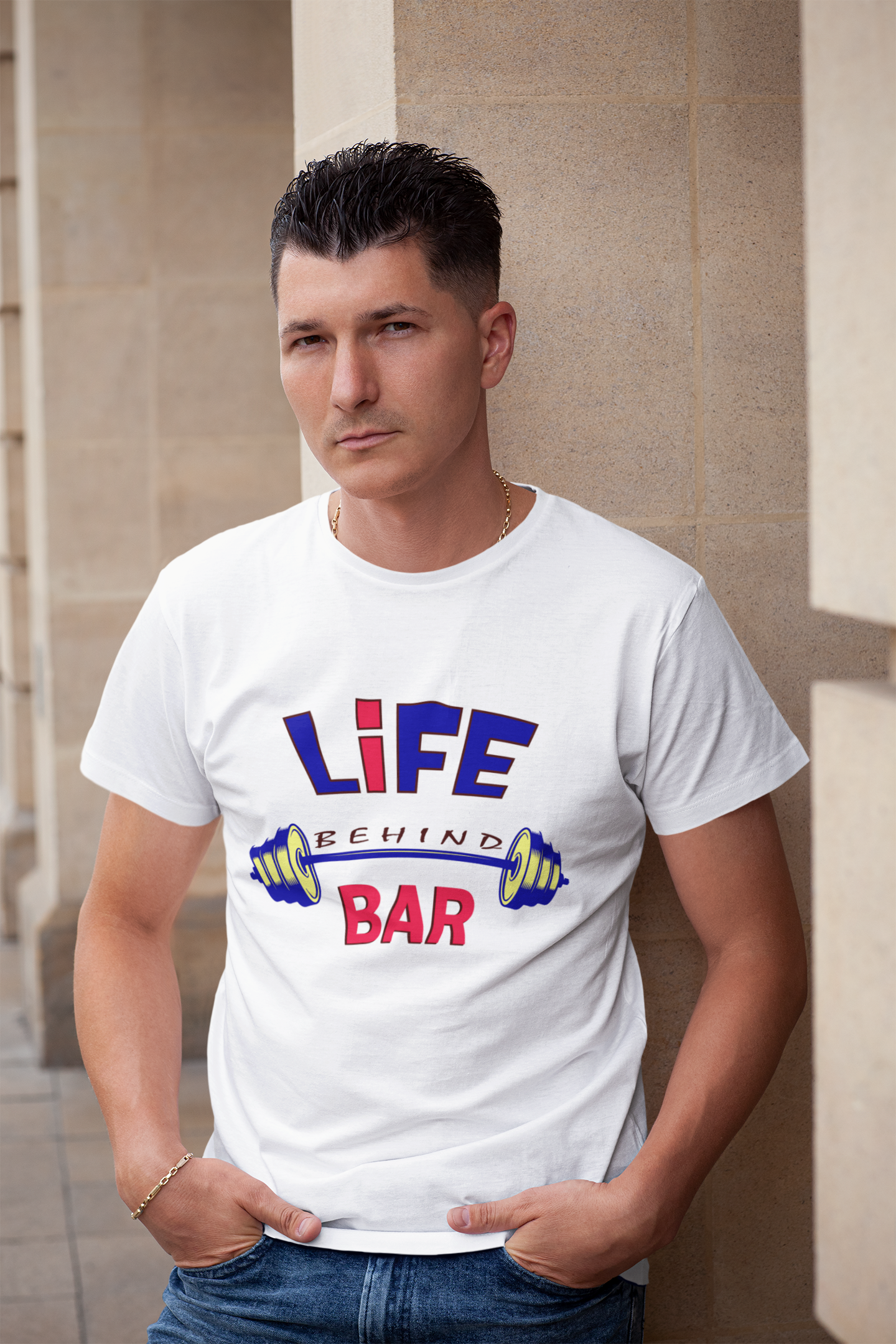 Life Behind Bar (Gym) Men's T-Shirt