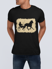 Horse Racing Illustration Men's T-Shirt