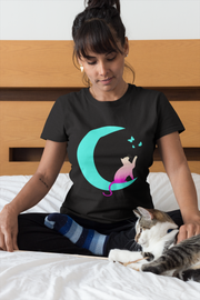 Moon Cat Women's T-Shirt