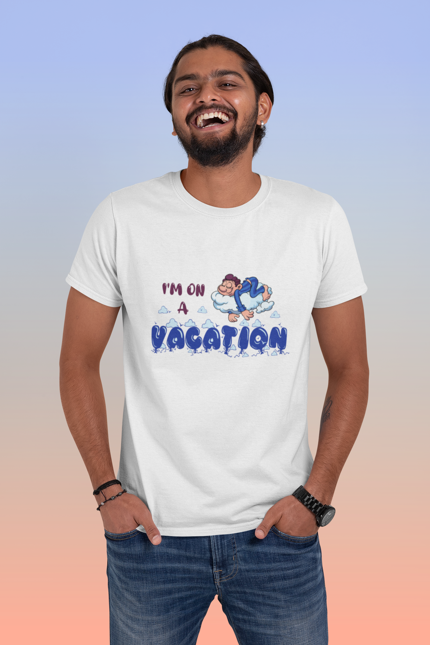 I Am On A Vacation Men's T-Shirts