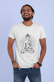 Buddha Illustration Men's T-Shirts