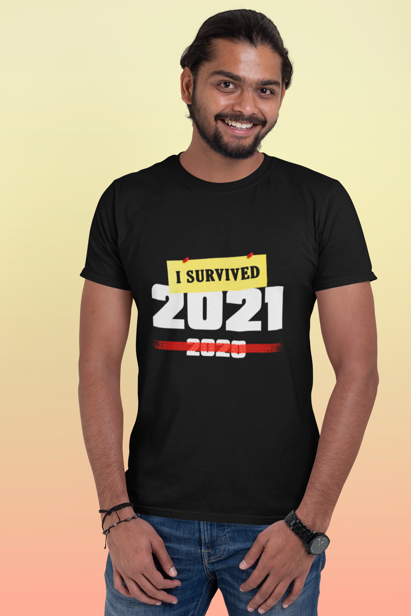 I Survived 2021 Men's T-Shirts