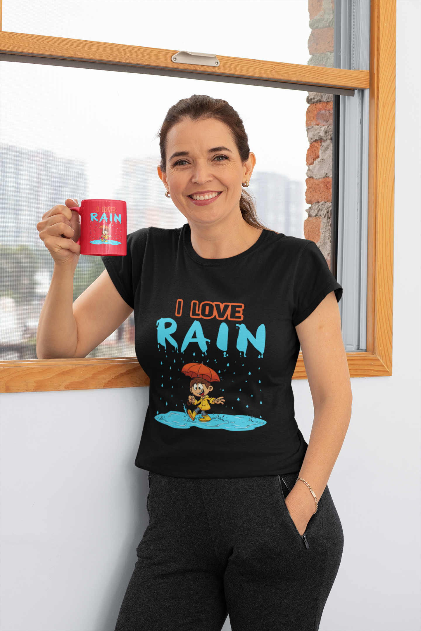 I Love Rain Women's T-Shirts