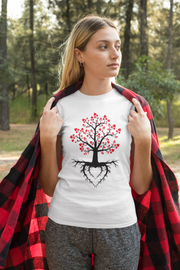 Love Tree Illustration Women's T-Shirts
